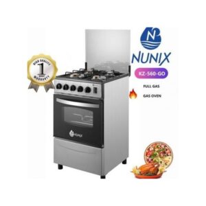 Nunix Free Standing 4 Gas Burner Cooker With Oven