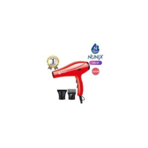 Nunix Blow Dry Hair Dryer - Red - HD01