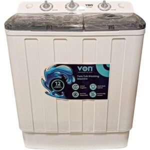 Von Hotpoint Von VALS-75BWY Twin Tub Washing Machine - 7.5Kg