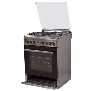 Bj's I-6011T-INOX 60X60 3-GAS+1 Hot Plate With Turbo-FAN