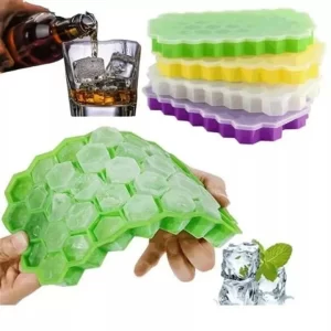 Silicon Ice Cube Maker Tray Top Cover home accessoriesSpace Saving Ice Cube Maker