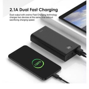 Oraimo 27000mAh Powerbank USB Cable