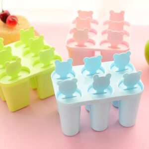 Generic 6-piece Set Ice Cream Mold Mould Popsicle Maker Box DIY