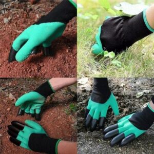 Generic Breathable Gardening Gloves With Claws For Digging & Planting