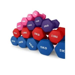 Generic 3kg Pair Dumbell Weight Neoprene Bone Shaped