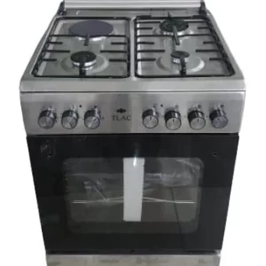 TLAC Standing Cooker, 60cm X 60cm, 3 + 1, Electric Oven- stainless steel