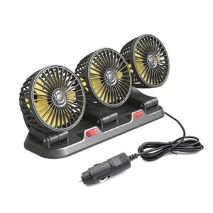 Car Three-Head Fan, Style:12V available at Topwave Mombasa