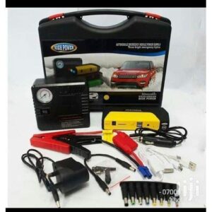 Heavy Duty Car Jumper Cable Kit With Tyre Inflator And Air Compressor