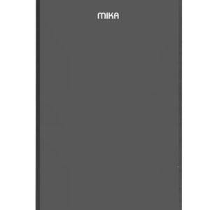 MIKA Fridge, 92L, Single Door, Defrost, Dark Silver