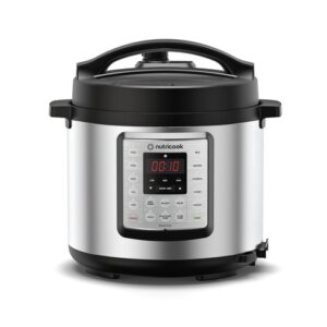 Nutricook NC-SP208K Smart Pot Pressure Cooker Black - 8L available at Topwave Mombasa