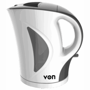 Von VSKC17BVW 1.7L Corded Kettle 2200W - White available at Topwave Mombasa