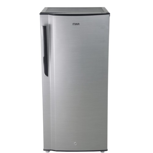MIKA Fridge, 175L, Single Door, Defrost, Line Silver Dark available at Topwave Mombasa