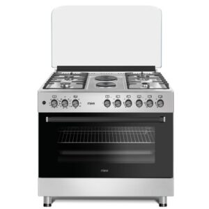 MIKA Standing Cooker, 60cm x 60cm, 3 Gas Pool Jet Burners (1 Wok) + 1 RAPID Hot Plate available at Topwave Mombasa