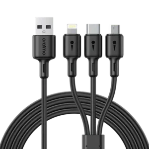 Oraimo OCD-M56 2 Metres Fast Charging Micro Data Cable - Black available at Topwave Mombasa