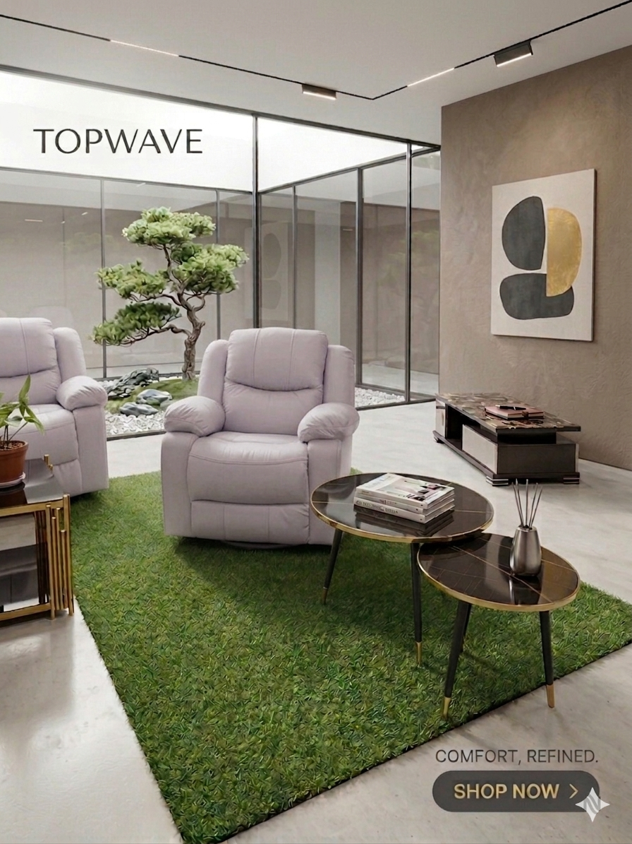 1-Seater Recliners Sofa available at Topwave Mombasa